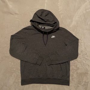 NIKE fleece funnel-neck hoodie